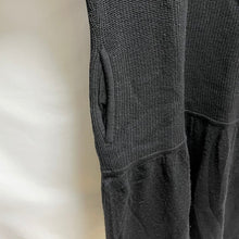画像をギャラリービューアに読み込む, DKNY DONNA KARAN NEW YORK ダナキャランニューヨーク 切替ウールニットワンピース P ブラック 3531

