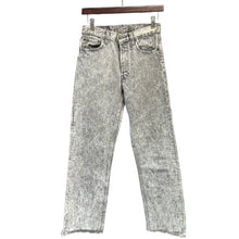 将图片加载到图库查看器，Levi&#39;s リーバイス 501 USA製 90&#39;s ケミカルウォッシュカットオフデニムパンツ W28 グレー 14901
