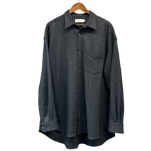 画像をギャラリービューアに読み込む, Graphpaper グラフペーパー 25AW Wool Smooth Flannel Oversized Regular Collar Shirt ウールオーバーサイズシャツ GU253-50221B 1 グレー 15881
