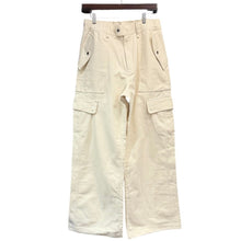 Load image into Gallery viewer, adidas×wales bonner アディダス ウェールズボナー 24AW CARGO PANT スウェットワイドカーゴパンツ JE5973 L アイボリー 15126
