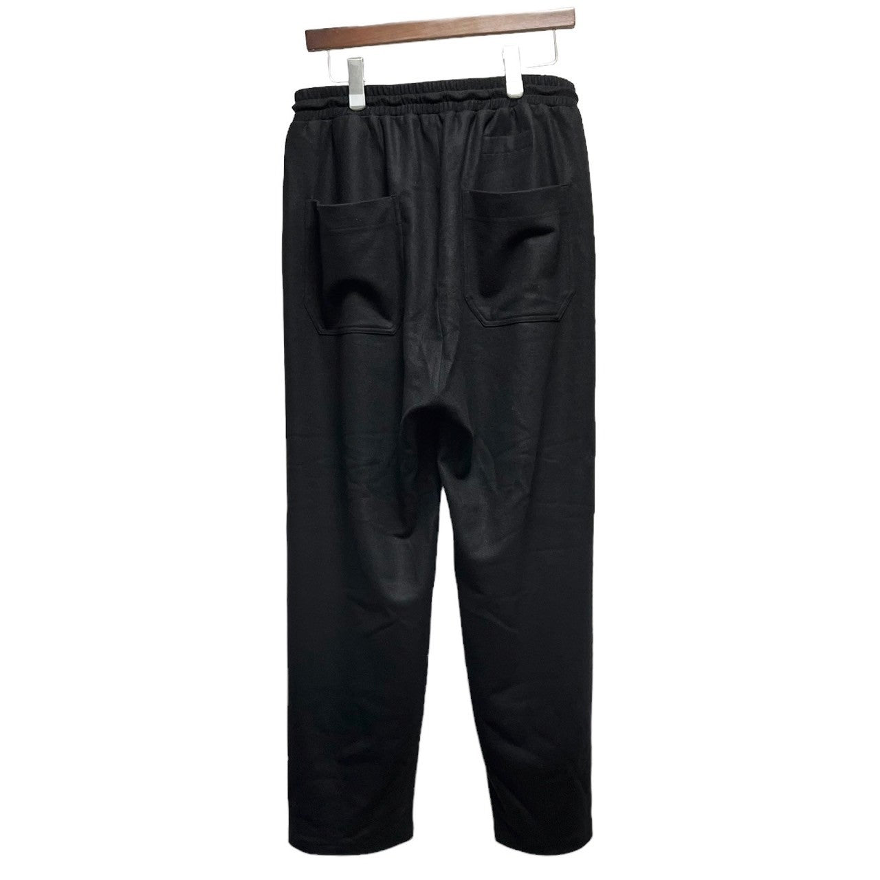 Load image into Gallery viewer, ANCELLM アンセルム 23AW WOOL JERSEY STRAIGHT PANTS ウールジャージーイージーストレートパンツ ANC-PT34-B