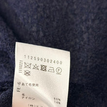 Load image into Gallery viewer, STUNNING LURE スタニングルアー ウールレーシーロングスリーブTシャツ カットソー S ネイビー 15205
