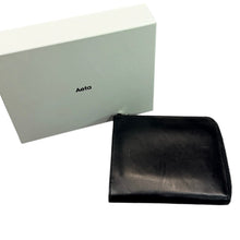 画像をギャラリービューアに読み込む, aeta アエタ L-SHAPED WALLET M VT20 カウレザー財布 ブラック 15868
