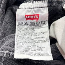 Load image into Gallery viewer, Levi's リーバイス UK製 501 ブラックデニムパンツ W31 L32 15581
