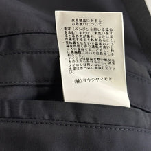 画像をギャラリービューアに読み込む, Yohji yamamoto POUR HOMME ヨウジヤマモトプールオム 24AW ARMY GABARDINE LEATHER SWITCHING JACKET ホースレザー切替ウールギャバジンロングコート HO-J39-101 14273
