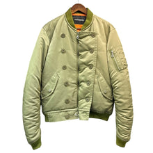 Lade das Bild in den Galerie-Viewer, PHENOMENON フェノメノン 13AW Double MA-1 Jacket ボンバージャケット 40 カーキ 15421
