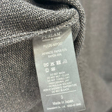 이미지를 갤러리 뷰어에 로드 , PURLAM プラム TENJIKU Crewneck long Knit 3 ペーパーレーヨンクルーネックニット ブラック 15708
