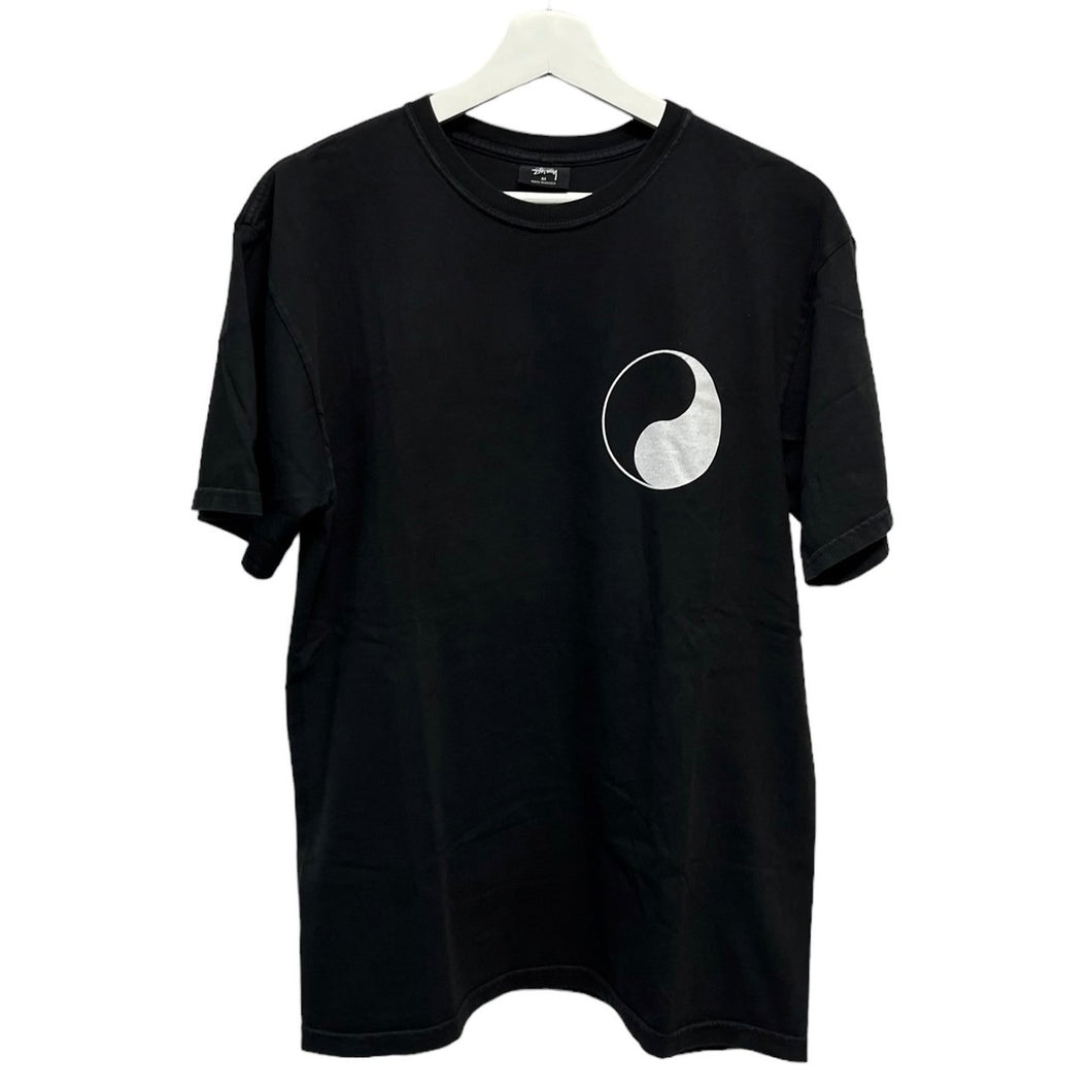 STUSSY×OUR LEGACY ステューシー アワーレガシー YIN YANG PIG DYED TEE プリントTシャツ ブラック サイズM