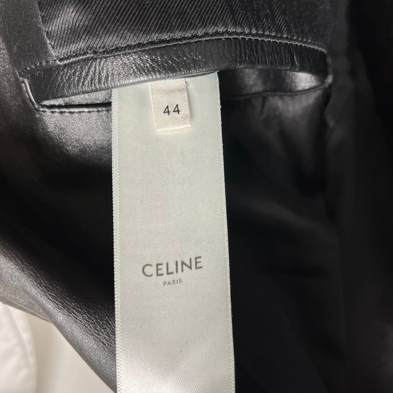 CELINE セリーヌ 19SS カーフスキンクラシックバイカーレザー 