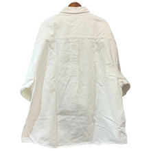 画像をギャラリービューアに読み込む, WILLY CHAVARRIA ウィリーチャバリア 19SS BIG DADDY BUTTON DOWN ボタンダウンオーバーサイズデニムシャツ S ホワイト 15676
