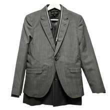 Load image into Gallery viewer, COMME des GARCONS コムデギャルソン 00AW レイヤードジップデザインジャケット AD2000 S グレー 3473
