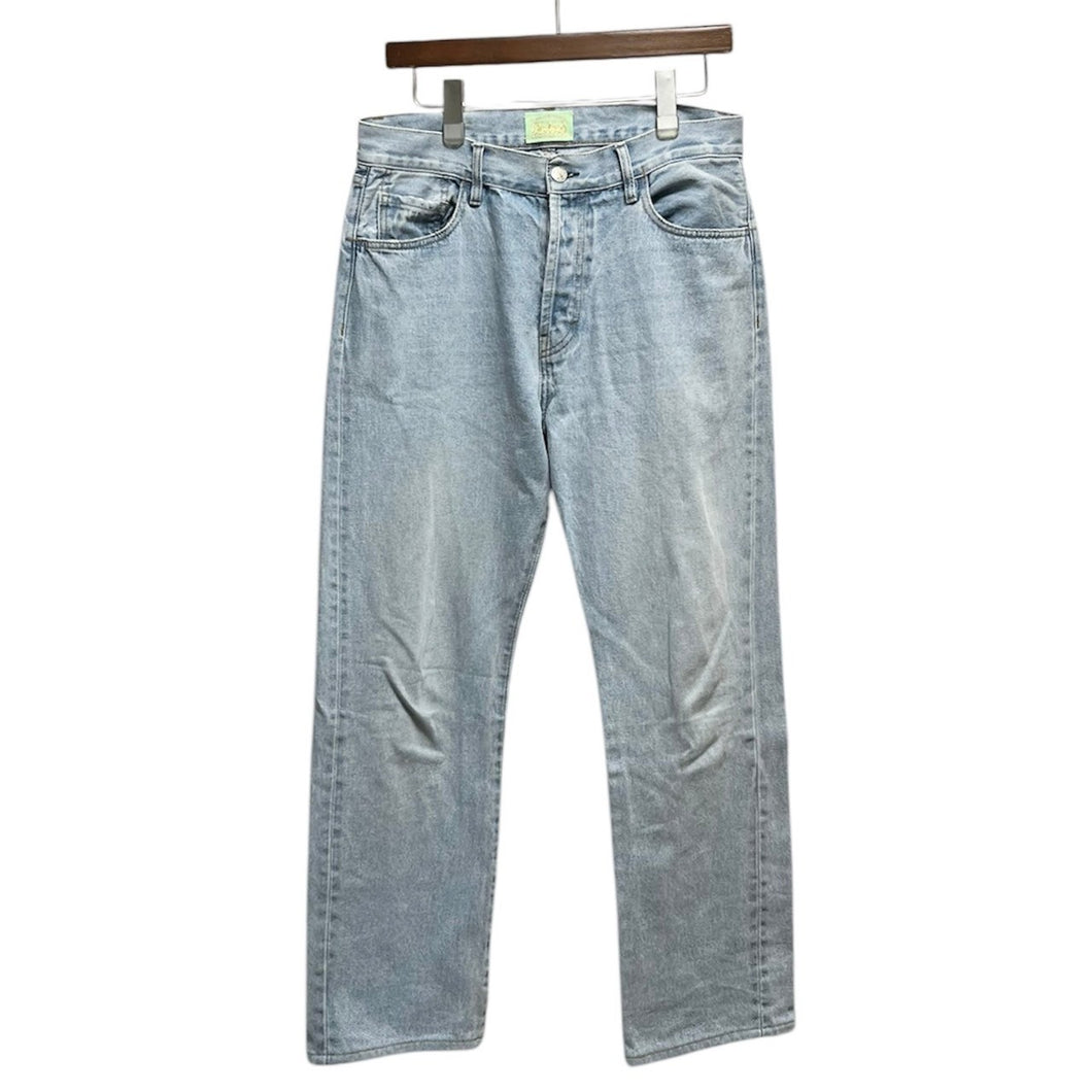 Aries アリーズ ウォッシュ加工デニムパンツ 32 ブルー 83