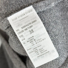 이미지를 갤러리 뷰어에 로드 , ENFOLD エンフォルド 22AW WIDE-BOX PULLOVER ワイドボックスニットセーター 300FA270-2680 38 グレー R14652

