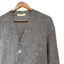Lade das Bild in den Galerie-Viewer, FANNI LEMMERMAYER for ANATOMICA ファニレママイヤー アナトミカ 1PLY CARDIGAN アルパカカーディガン グレー 15657
