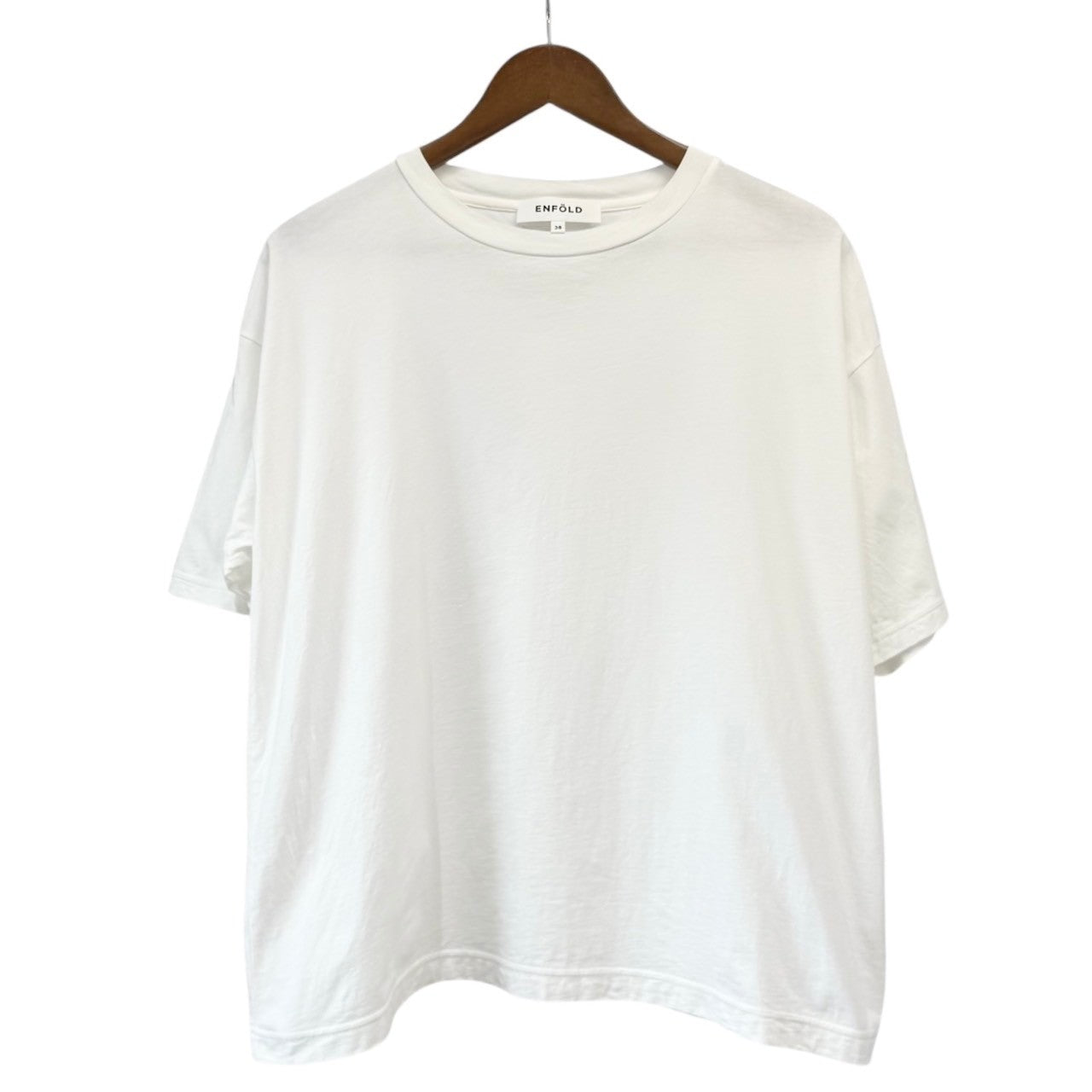 ENFOLD エンフォルド CUT AND SEWN ルーズTシャツ 300ES280-3170 ブラック 38 ITXRA805WE58 楽天市場】ENFOLD エンフォルド CUT AND SEWN ルーズTシャツ