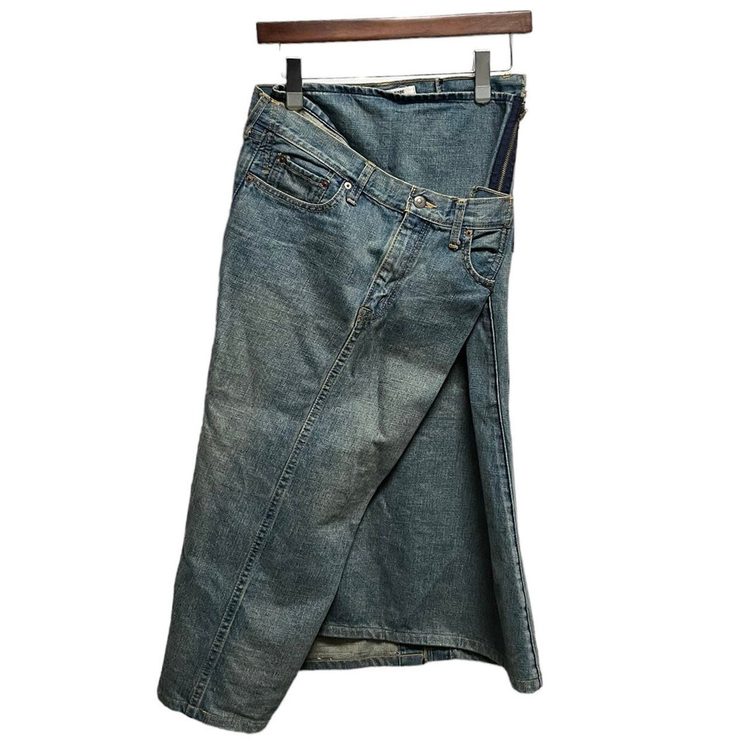 JUNYA WATANABE ジュンヤワタナベ 04AW 再構築デニムスカート JN-S051 AD2004 S インディゴ 3475