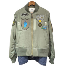 画像をギャラリービューアに読み込む, sacai サカイ 24AW SPIEWAK Gonz Multi Patch Blouson パッチワークボンバージャケット MA-1 24-03545M カーキ 1 15054
