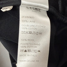 Load image into Gallery viewer, CELINE by Hedi Slimane セリーヌ エディスリマン ウールクラシックスラックスパンツ 2P205092D サイズ38
