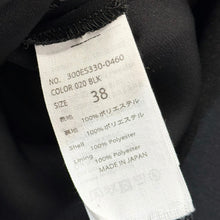 Lade das Bild in den Galerie-Viewer, ENFOLD エンフォルド 21SS PEツイルフレアシャツ 300ES330-0460 38 ブラック 15562
