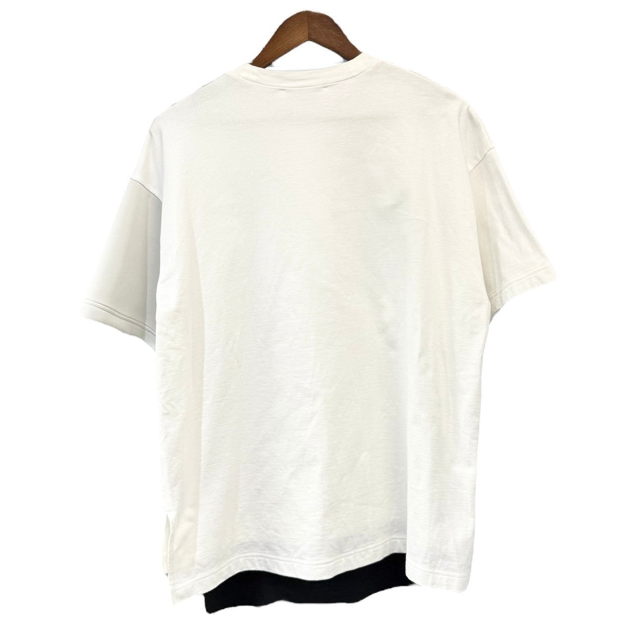 ENFOLD エンフォルド クラシック天竺カッティングTシャツ 300EA280-2160 グレー ホワイト 38 ENFOLD エンフォルド クラシック天竺カッティングTシャツ 300EA280