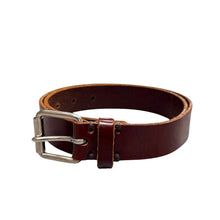 이미지를 갤러리 뷰어에 로드 , Steven Novelli HALCYON BELT COMPANY スティーブンノーベル ハルシオンベルトカンパニー イングランド製 レザーベルト 30 ブラウン 15473
