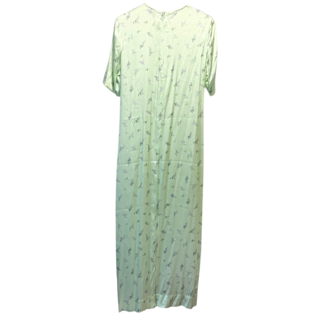 GANNI ガニー 20SS シルク混花柄ロングワンピース 14158