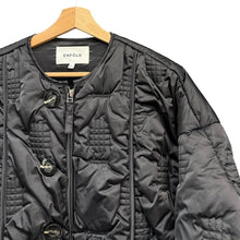 Load image into Gallery viewer, ENFOLD エンフォルド 24AW CHECK-QUILT COAT キルティングコート ジャケット 300HA230-1320 38 ブラック R14665
