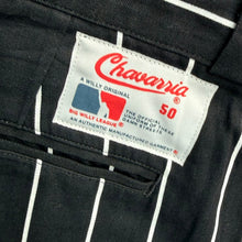 Lade das Bild in den Galerie-Viewer, WILLY CHAVARRIA ウィリーチャバリア 21AW GONZALES TROUSER ゴンザレストラウザー ストライプスラックスパンツ S ブラック 15683
