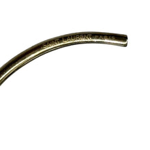 画像をギャラリービューアに読み込む, SAINT LAURENT PARIS サンローランパリ ナローバングル ブレスレット M ゴールド 14771
