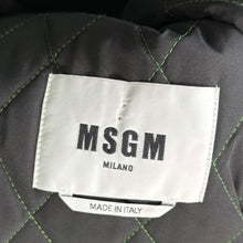 画像をギャラリービューアに読み込む, MSGM エムエスジーエム キルティングブルゾン ジャケット 48 グリーン 14895
