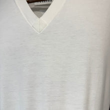 画像をギャラリービューアに読み込む, Maison Martin Margiela メゾンマルタンマルジェラ Miss Deanna ディアナ期 初期 Vネックロングスリーブカットソー S ホワイト 15131

