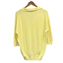 Load image into Gallery viewer, walenode ウェルノード Fine silk cotton Skipper knitwear コットンシルクスキッパーニットカットソー wn21-10ss100-kw 13768

