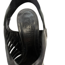 Load image into Gallery viewer, Alexander McQueen アレキサンダーマックイーン メタリックヒールサンダル 36 1/2 シルバー 14915
