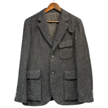이미지를 갤러리 뷰어에 로드 , Nigel Cabourn ナイジェルケーボン MODIFIED MALLORY JACKET WASHABLE WOOL TWEED ツイードマロリージャケット 46 グレー 8037-00-80007 15056
