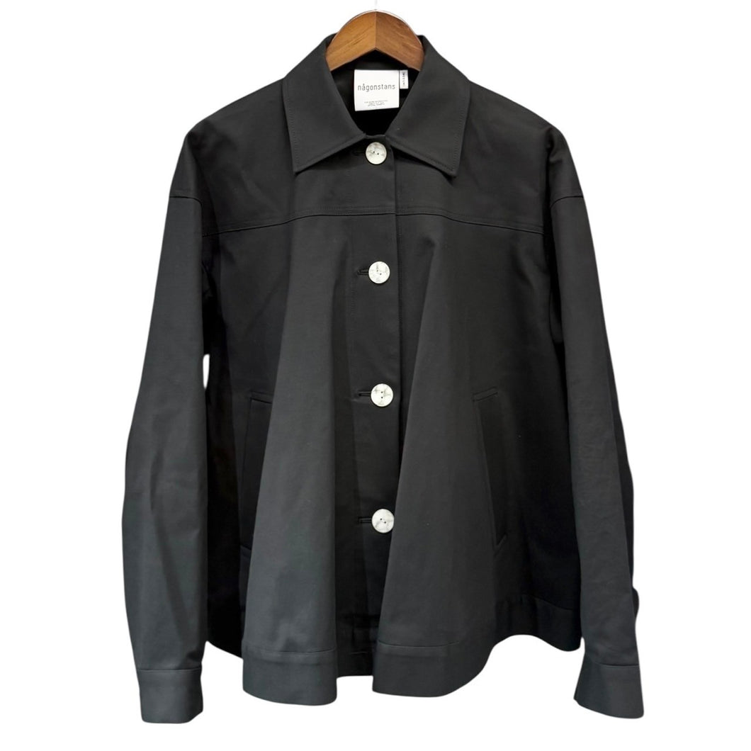 nagonstans ナゴンスタンス 25SS flare jacket フレアジャケット 470IS830-0251 M ブラック 14794