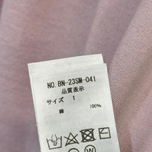 画像をギャラリービューアに読み込む, BATONER バトナー 23SS SEAISLAND COTTON CREW NECK SHORT SLEEVE 半袖ニット BN-23SM-041 1 パープル 15787

