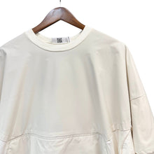 画像をギャラリービューアに読み込む, nagonstans ナゴンスタンス 22SS ナイロンレイヤードTシャツ 470FS480-1020 M ホワイト R14635

