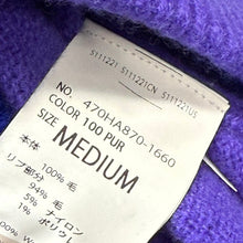 이미지를 갤러리 뷰어에 로드 , nagonstans ナゴンスタンス 24AW box knit pullover ボックスプルオーバーニット 470HA870-1660 M パープル 14696
