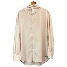 Load image into Gallery viewer, OVERCOAT オーバーコート 23SS Dropped Shoulder Hoody Top ストライプフードシャツ S23T011-NKWS 1 ピンク 15308
