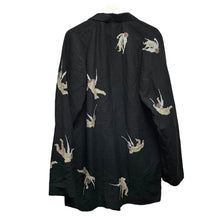 Lade das Bild in den Galerie-Viewer, Yohji Yamamoto POUR HOMME ヨウジヤマモトプールオム 24SS ANGEL PATTERN DOUBLE FRONT JACKET 天使プリントレーヨンリネンジャケット HS-J50-509
