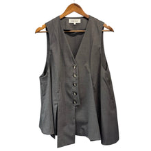 Lade das Bild in den Galerie-Viewer, ENFOLD エンフォルド 25AW FLARE VEST フレアベスト 300IA230-0911 38 グレー 15248
