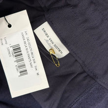 画像をギャラリービューアに読み込む, DRIES VAN NOTEN ドリスヴァンノッテン 24AW HAMA 3タックワイドスウェットパンツ M ネイビー 14766
