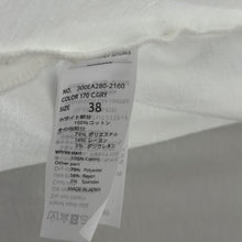Load image into Gallery viewer, ENFOLD エンフォルド 21AW クラシック天竺カッティングTシャツ 300EA280-2160 38 ホワイト 14563
