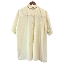 이미지를 갤러리 뷰어에 로드 , nagonstans ナゴンスタンス 25AW asymmetry shirt アシンメトリー半袖シャツ 470IA430-0301 M アイボリー 15009
