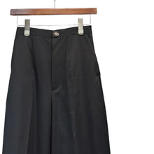 画像をギャラリービューアに読み込む, nagonstans ナゴンスタンス 23SS POLY CHINO ストレートパンツ 470GS231-0760 M ブラック R14640
