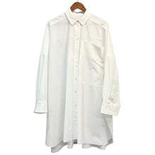 画像をギャラリービューアに読み込む, ENFOLD エンフォルド 26SS SUPER-WIDE BOX SHIRT スーパーワイドボックスシャツ 300JS130-0891 38 ホワイト 15555
