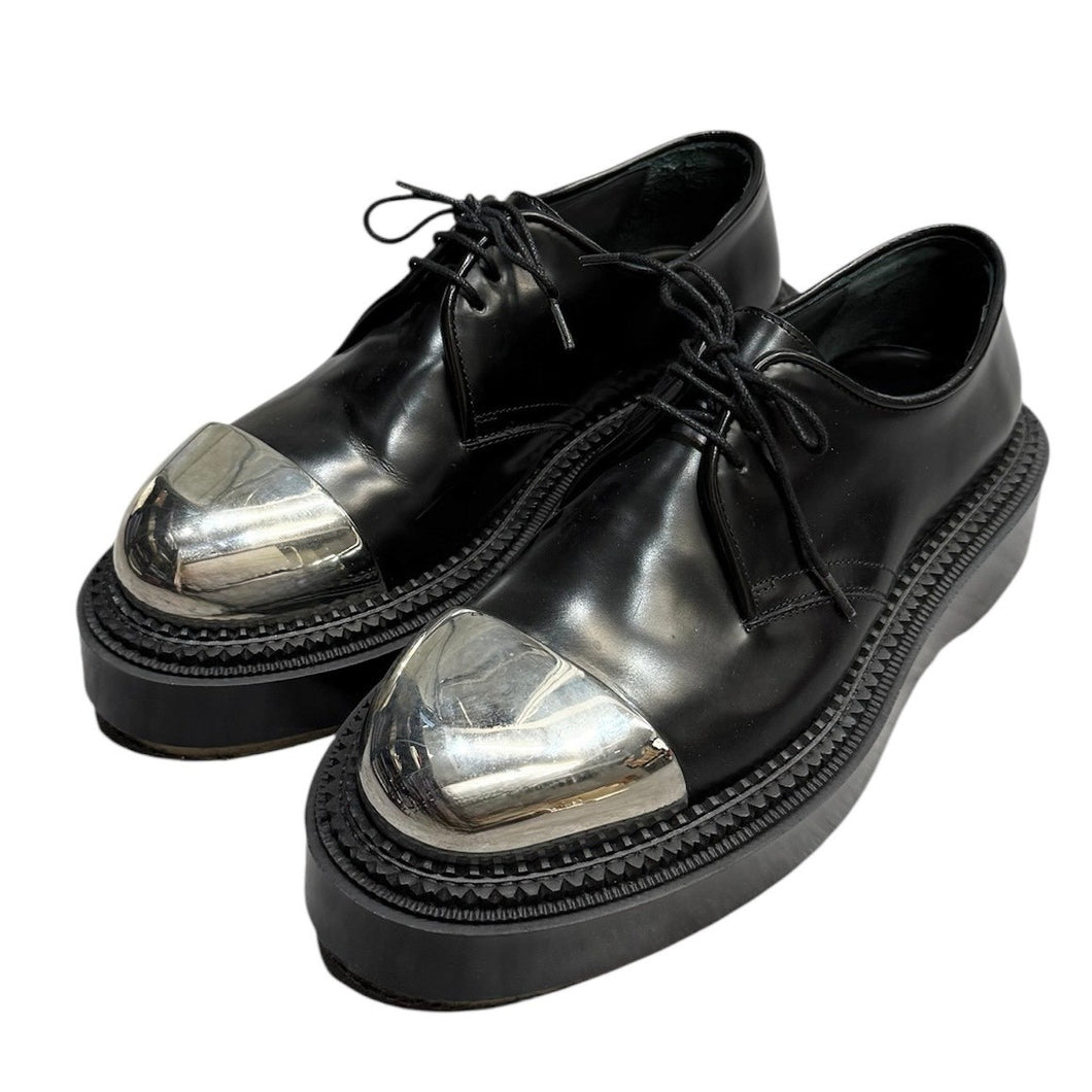 UNDERCOVER×ADIEU PARIS アンダーカバー アデュー 20SS TYPE 54C Metal メタルトゥレザーシューズ 42 ブラック 14882