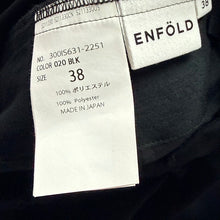 Lade das Bild in den Galerie-Viewer, ENFOLD エンフォルド 25SS RELAX ELASTIC WIDE-TROUSERS リラックスイージーワイドパンツ 300IS631-2251 38 ブラック 15553
