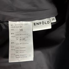 将图片加载到图库查看器，ENFOLD エンフォルド 25AW 中綿ジャケット 300IA230-2551 38 ブラック 15025
