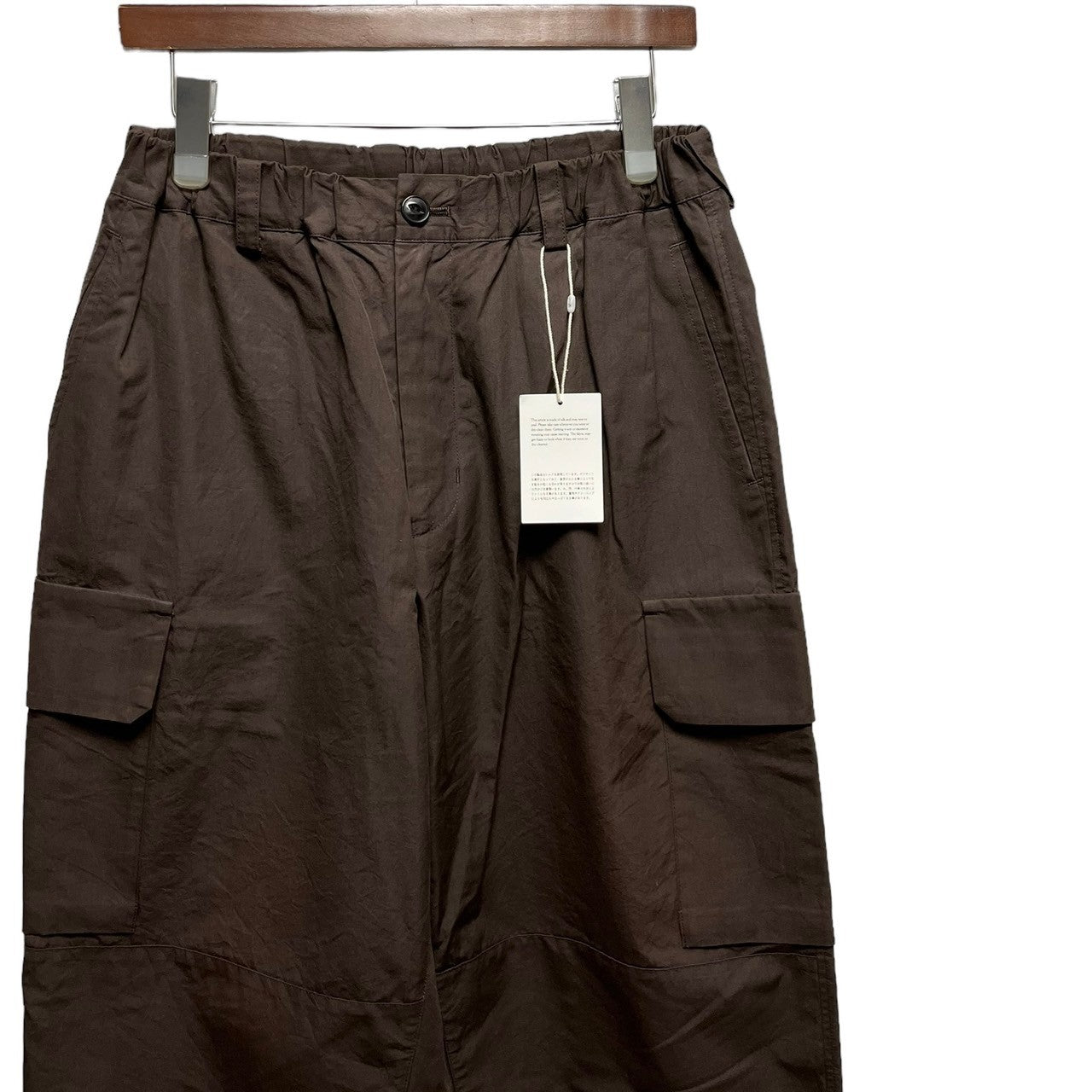 画像をギャラリービューアに読み込む, ARTS&SCIENCE アーツアンドサイエンス 23AW French cargo pants コットンシルクフレンチカーゴパンツ